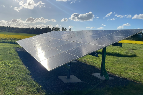 Markanläggning solceller